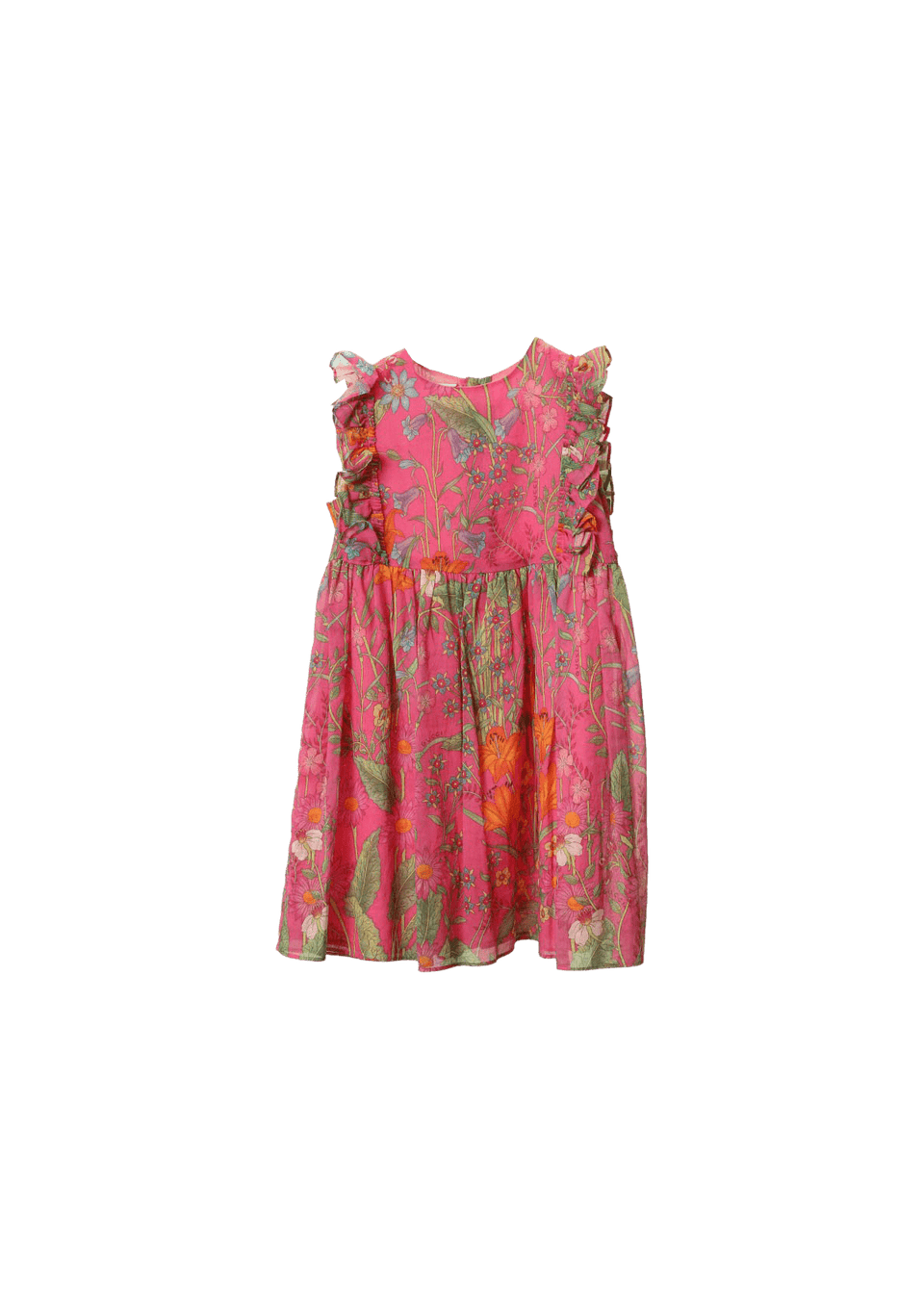 strapless open back dress Vestido Gucci Girls Floral Dress 4Y Rosa Original – Gringa