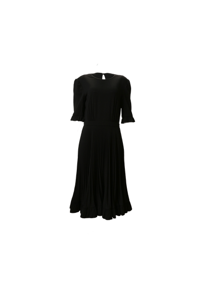 Zara pleated midi hot sale dress