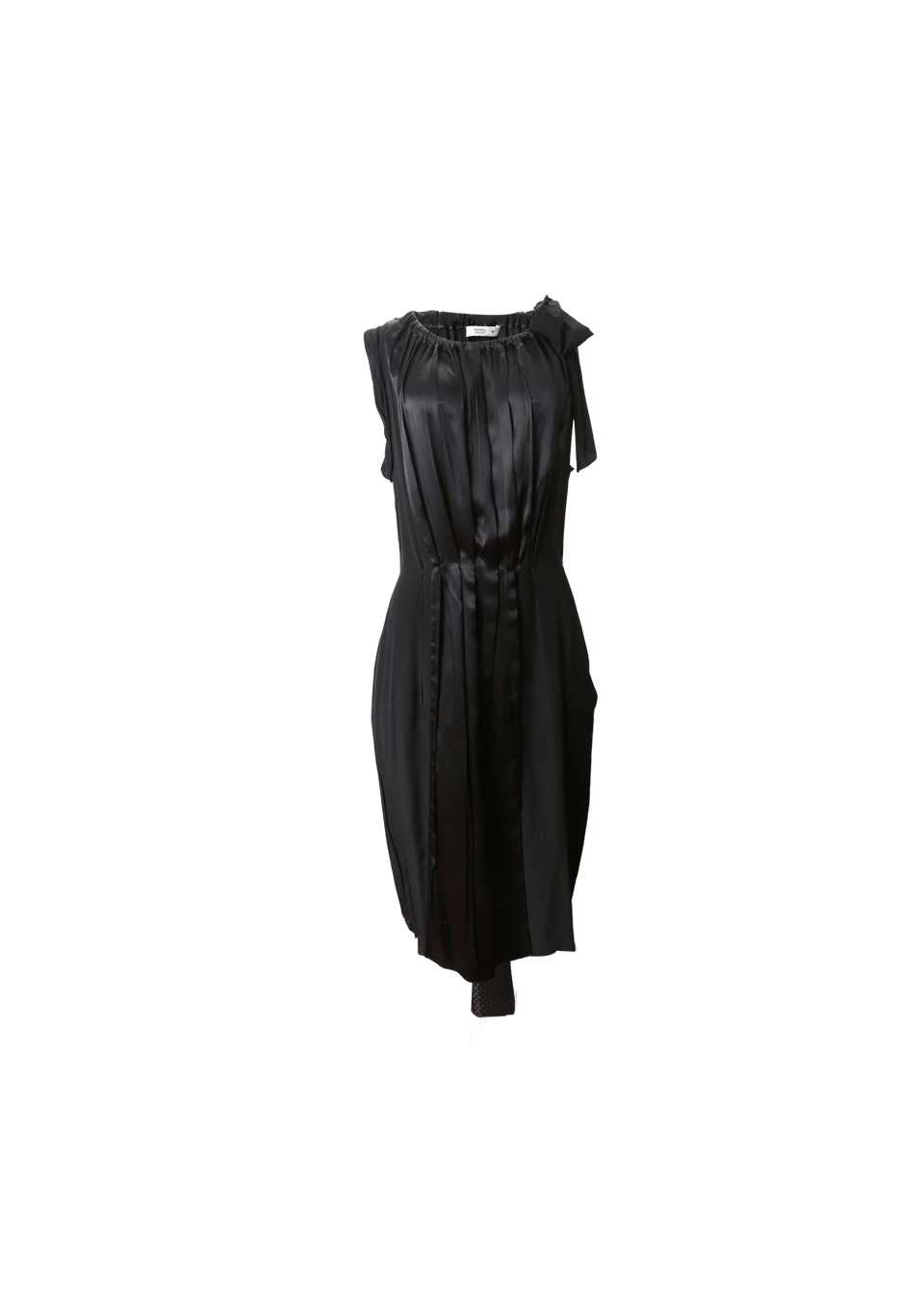 Vestido Prada Tie Neck Dress 36 Preto Original – Gringa