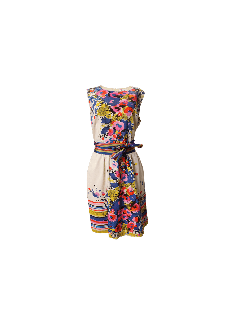 FLORAL WATERCOLOR DRESS 38