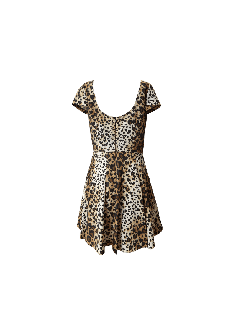 HEART SHAPED ANIMAL PRINT DRESS 40