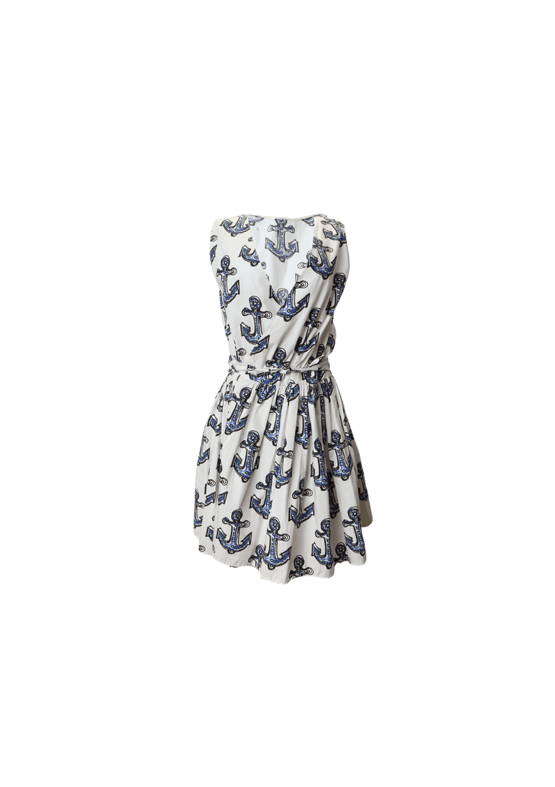 POP ANCHOR PRINTED DRESS 40