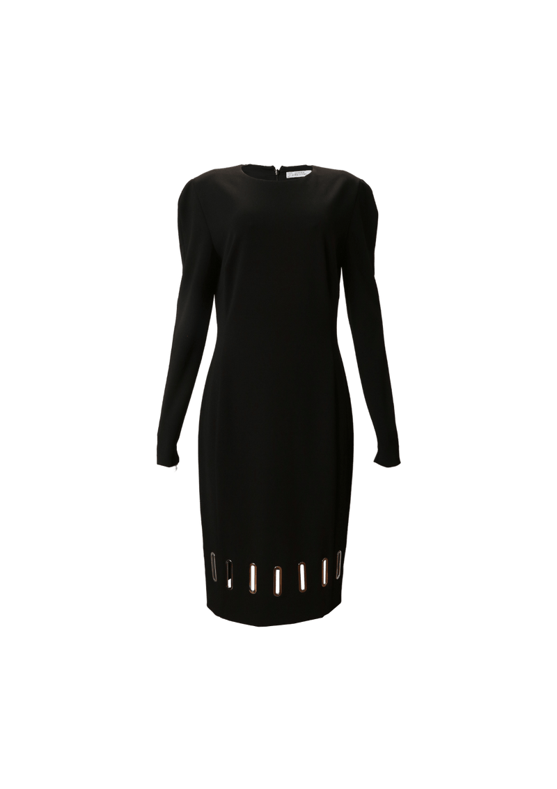 WOOL LONG SLEEVE DRESS 44