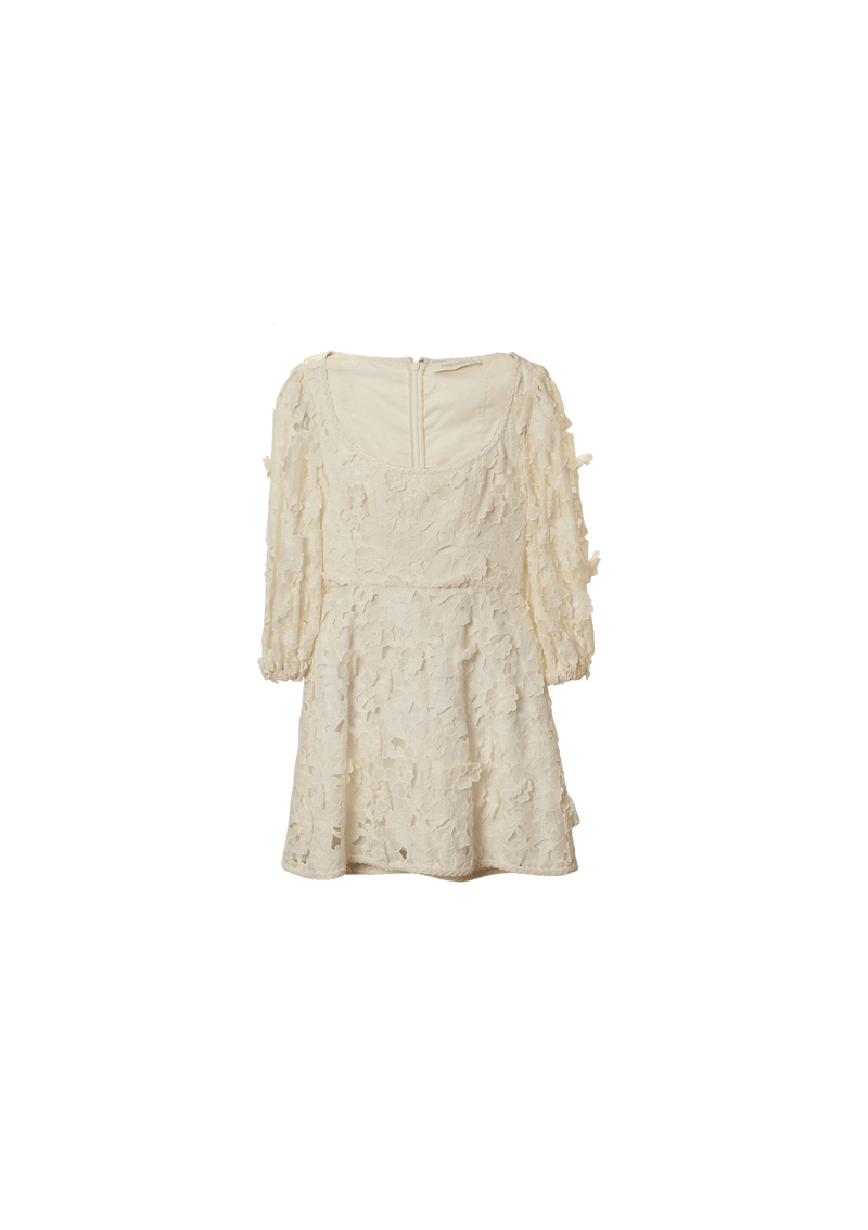 GUIPURE LACE MINI DRESS 36