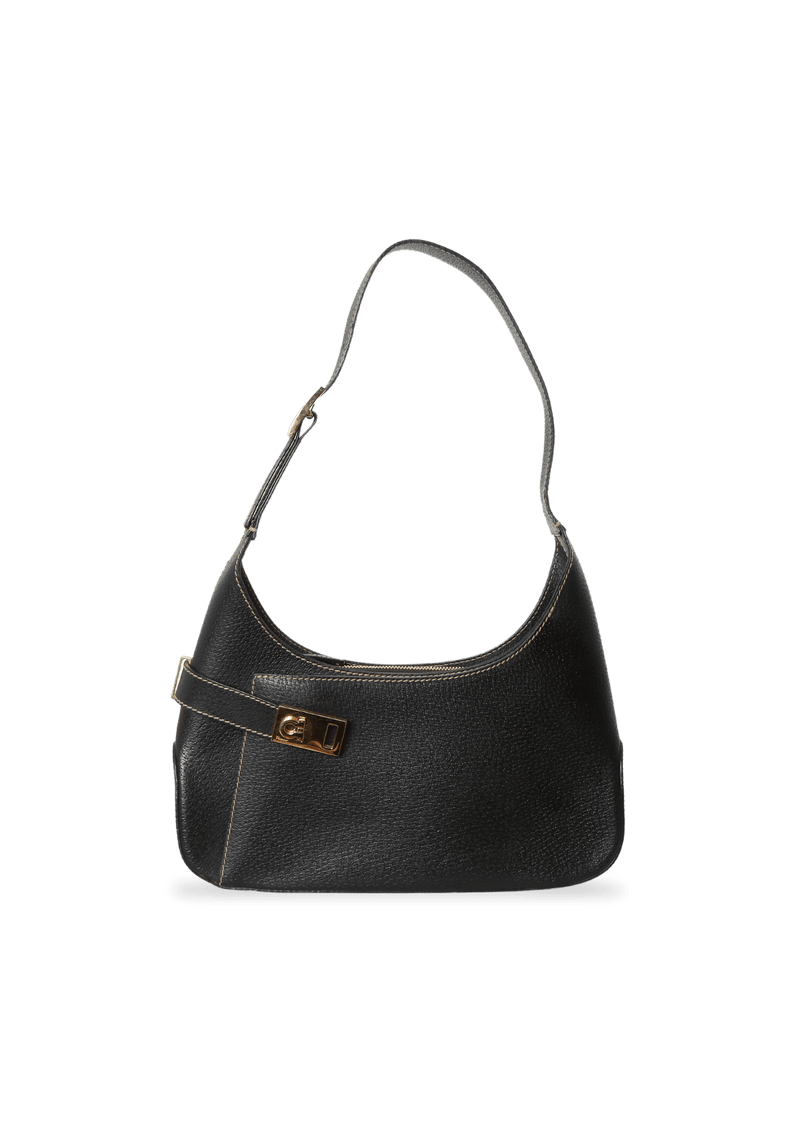 Vintage Baguette Bag Salvatore Ferragamo Preto Gringa