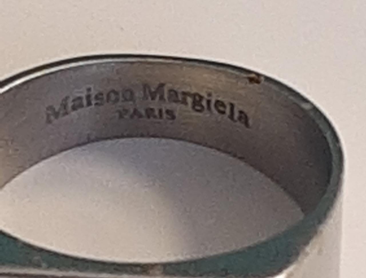 ANEL MAISON MARGIELA 11 SQUARE SIGNET RING PRATA ORIGINAL – Gringa