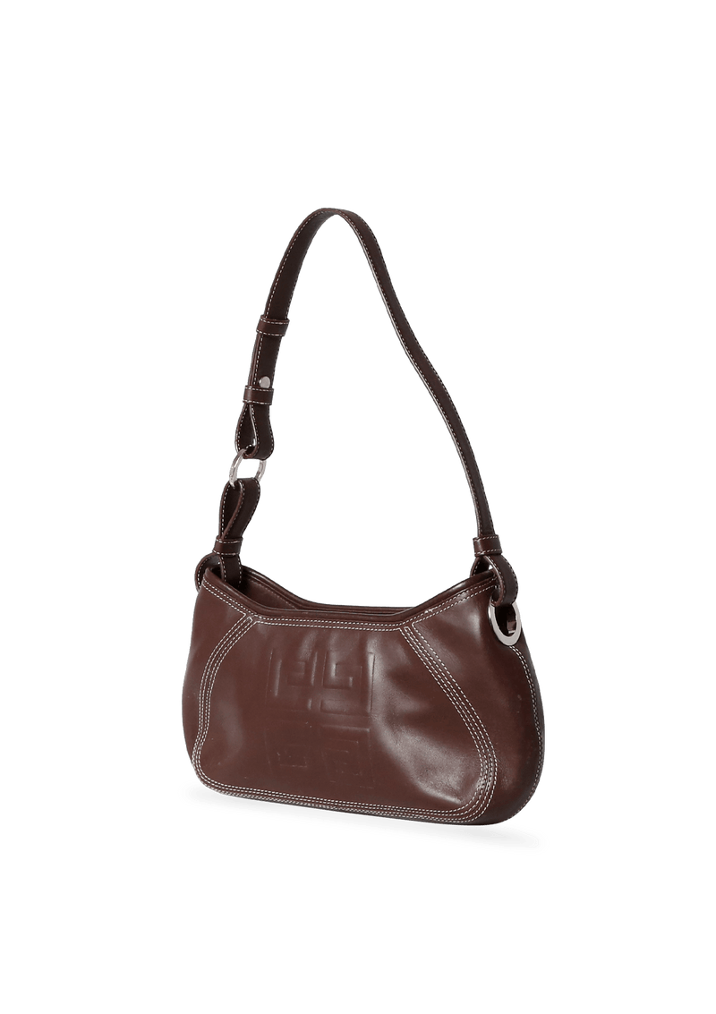 LEATHER BAGUETTE BAG