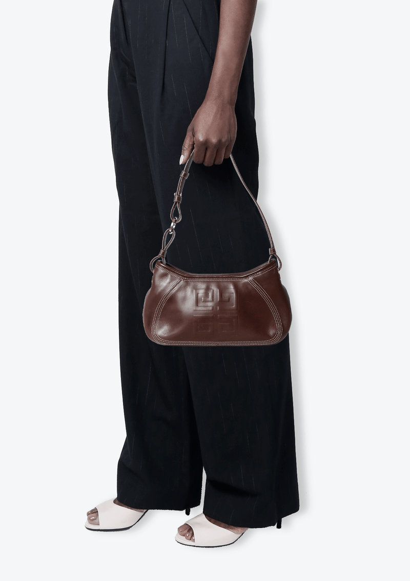 LEATHER BAGUETTE BAG